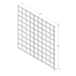 6ft Pine Trellis Panel, Pack Of 3 (W)183cm X (H)183cm 5 6ft Pine Trellis Panel, Pack Of 3 (W)183cm X (H)183cm -Hozelock Shop 6ft pine trellis panel pack of 3 w 183cm x h 183cm5013053173367 18bq