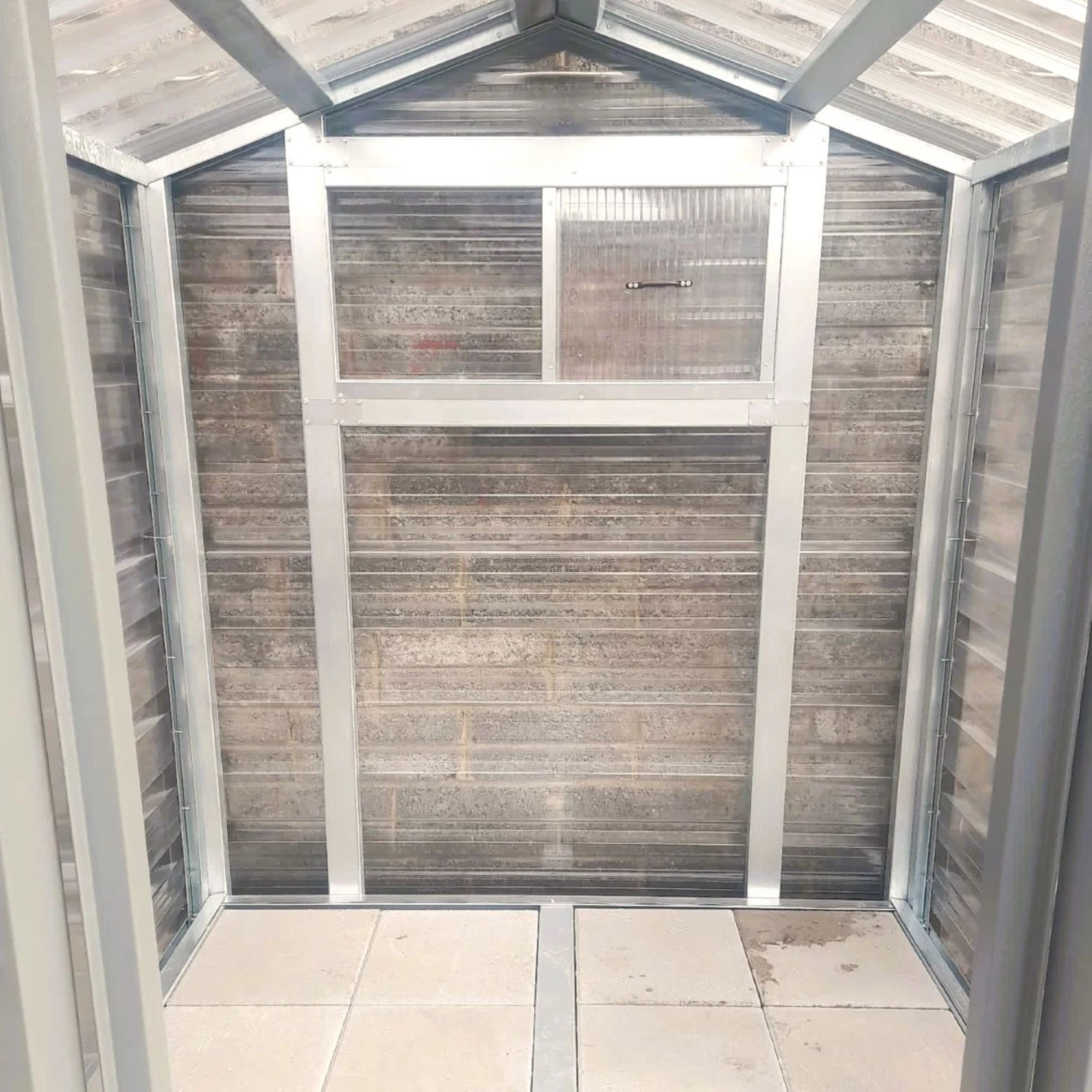 Adman Steel Sheds Multigrow 6.4x8.8 Greenhouse With Adjustable Vent 2 Adman Steel Sheds Multigrow 6.4x8.8 Greenhouse With Adjustable Vent - Image 2