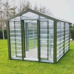 Adman Steel Sheds Multigrow 9.4x12 Greenhouse With Adjustable Vent 12 Adman Steel Sheds Multigrow 9.4x12 Greenhouse With Adjustable Vent -Hozelock Shop adman steel sheds multigrow 9 4x12 greenhouse with adjustable vent5391538910394 01i bq