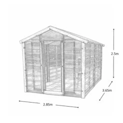 Adman Steel Sheds Multigrow 9.4x12 Greenhouse With Adjustable Vent 13 Adman Steel Sheds Multigrow 9.4x12 Greenhouse With Adjustable Vent -Hozelock Shop adman steel sheds multigrow 9 4x12 greenhouse with adjustable vent5391538910394 01t bq