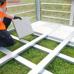 Adman Steel Sheds Multigrow 9.4x17.2 Greenhouse With Adjustable Vent -Hozelock Shop adman steel sheds multigrow 9 4x17 2 greenhouse with adjustable vent5391538910417 39c bq