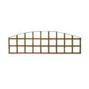 Arched Pine Trellis Panel (W)183cm X (H)57cm