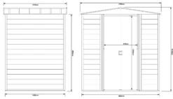 Arrow Woodvale 6x5 Apex Coffee Metal Shed 10 Arrow Woodvale 6x5 Apex Coffee Metal Shed -Hozelock Shop arrow woodvale 6x5 apex coffee metal shed5013856015208 04t BQ
