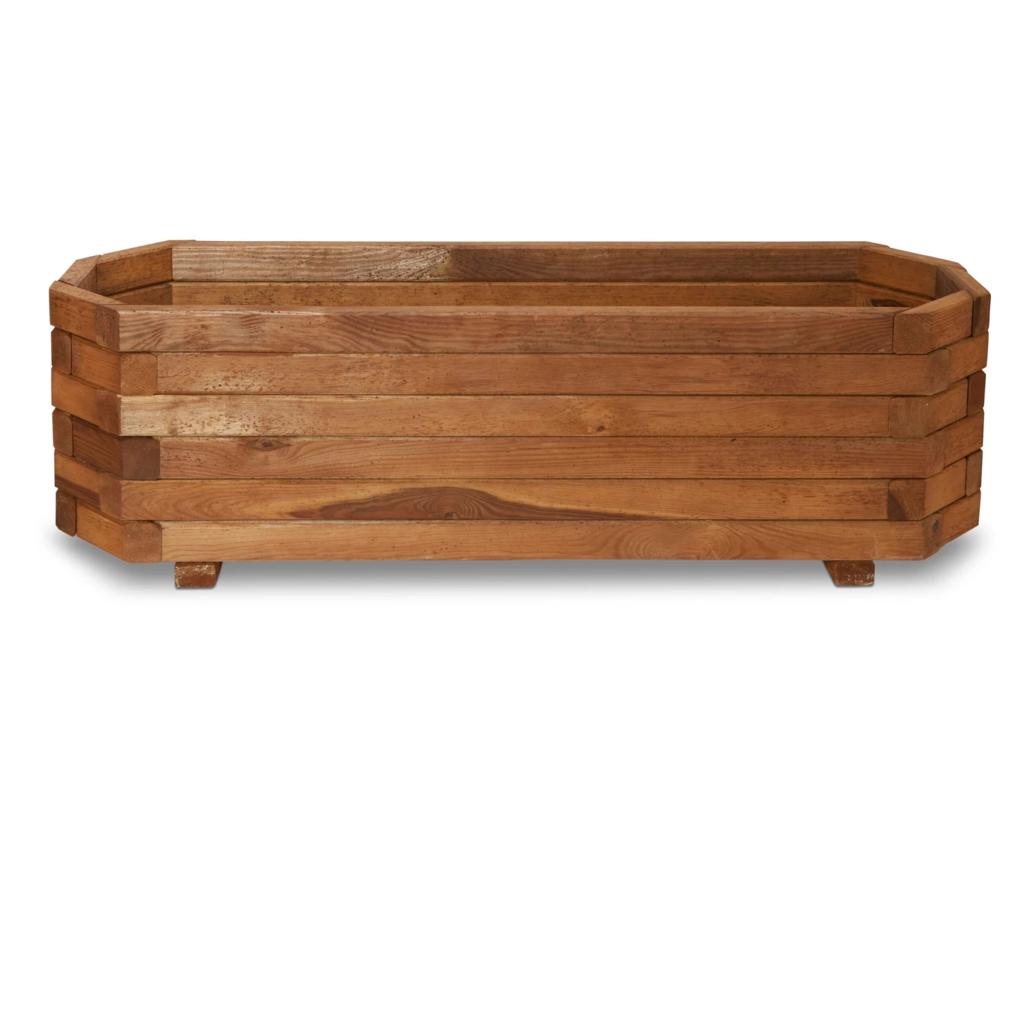 Blooma Bopha Brown Wooden Rectangular Trough 1 Blooma Bopha Brown Wooden Rectangular Trough