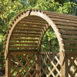 Blooma Chiltern Round Top Arbour, (H)1990mm (W)1340mm (D)800mm - Assembly Required 8 Blooma Chiltern Round Top Arbour, (H)1990mm (W)1340mm (D)800mm - Assembly Required -Hozelock Shop blooma chiltern round top arbour h 1990mm w 1340mm d 800mm assembly required5397007055641 03i bq