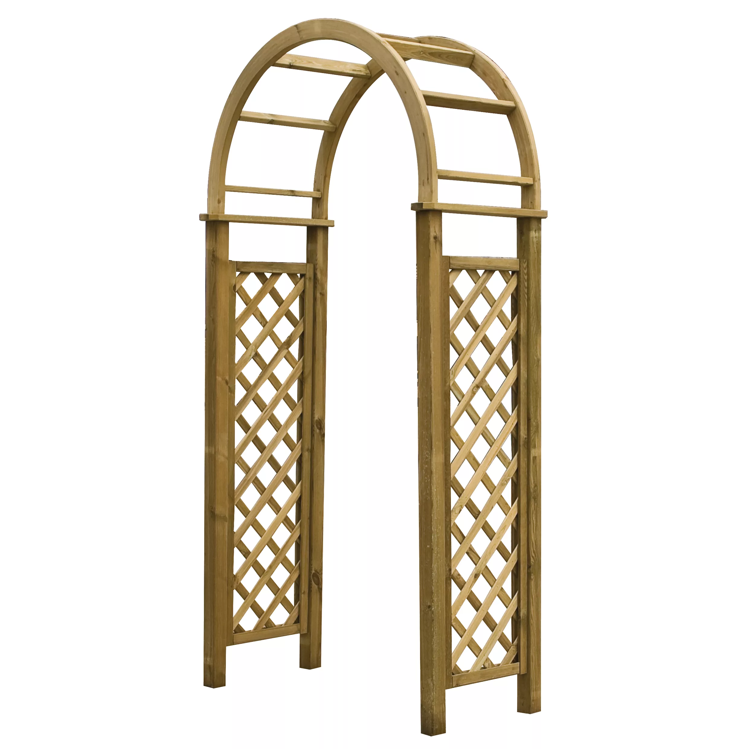 Blooma Chiltern Round Top Softwood Arch - Assembly Service Included 2 Blooma Chiltern Round Top Softwood Arch - Assembly Service Included - Image 2