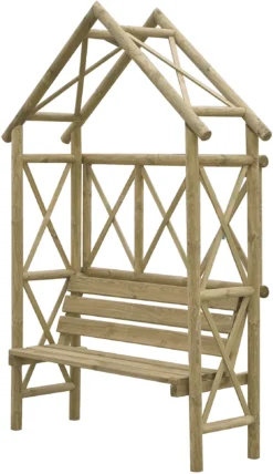 Blooma Cottage Arbour, (H)2200mm (W)560mm (D)560mm - Assembly Service Included -Hozelock Shop blooma cottage arbour h 2200mm w 560mm d 560mm assembly service included5397007111606 01c bq