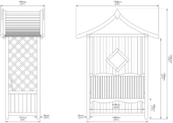 Blooma Elegant Apex Arbour, (H)2340mm (W)1760mm (D)940mm - Assembly Required 5 Blooma Elegant Apex Arbour, (H)2340mm (W)1760mm (D)940mm - Assembly Required -Hozelock Shop blooma elegant apex arbour h 2340mm w 1760mm d 940mm assembly required5397007055566 01t bq