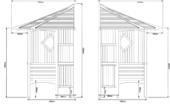 Blooma Elegant Corner Arbour, (H)2500mm (W)1730mm (D)1730mm - Assembly Service Included -Hozelock Shop blooma elegant corner arbour h 2500mm w 1730mm d 1730mm assembly service included5397007111743 01t bq