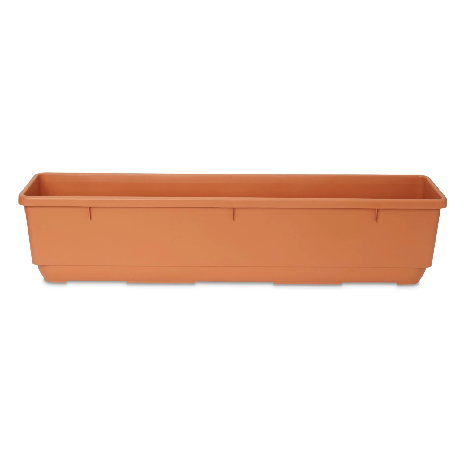 Blooma Florus Brown Plastic Bell Rectangular Trough 2 Blooma Florus Brown Plastic Bell Rectangular Trough - Image 2