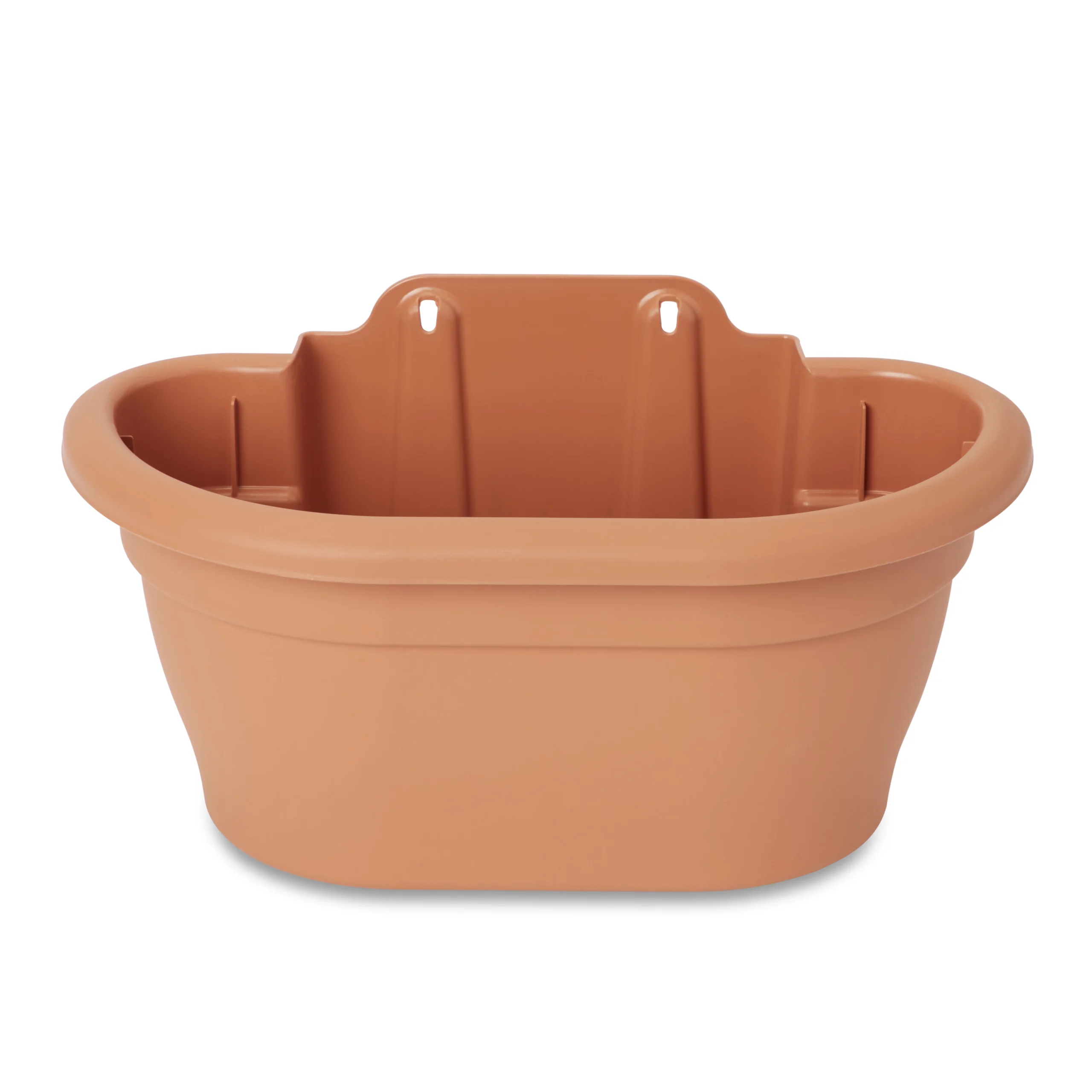 Blooma Florus Terracotta Plastic Rectangular Trough 1 Blooma Florus Terracotta Plastic Rectangular Trough