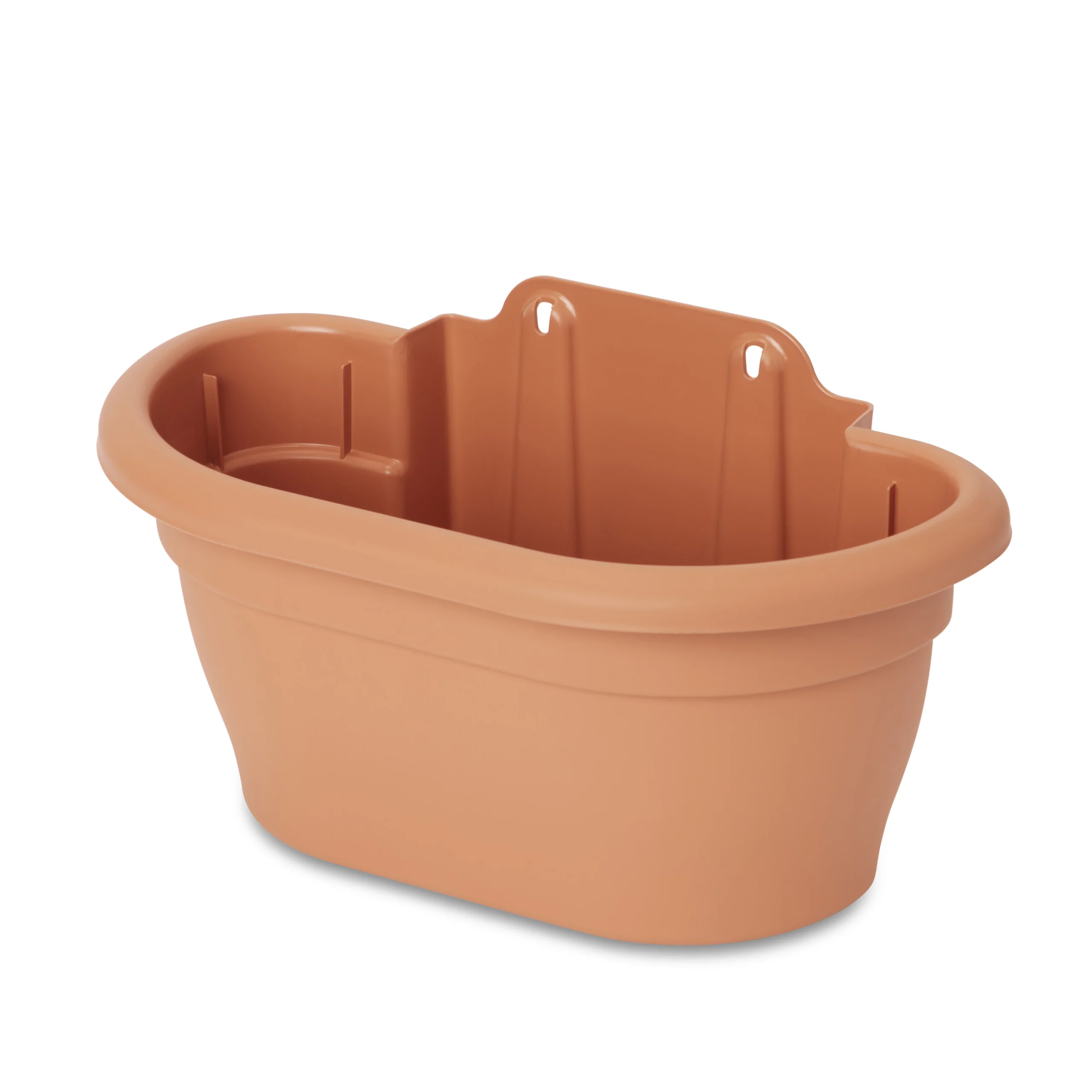 Blooma Florus Terracotta Plastic Rectangular Trough 2 Blooma Florus Terracotta Plastic Rectangular Trough - Image 2