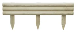 Blooma Gydan Green Pine Horizontal Log Edging (H)20cm (L)1m