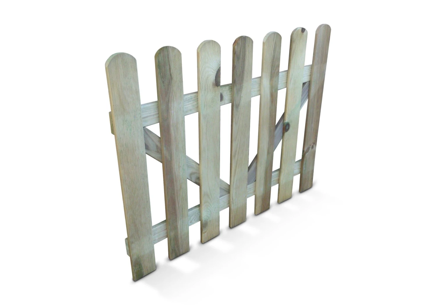 Blooma Liao Wood Round Top Gate, (H)0.8m (W)1m 2 Blooma Liao Wood Round Top Gate, (H)0.8m (W)1m - Image 2
