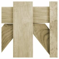 Blooma Mekong Wood Round Top Gate, (H)1m (W)1m -Hozelock Shop blooma mekong wood round top gate h 1m w 1m3663602942665 37c