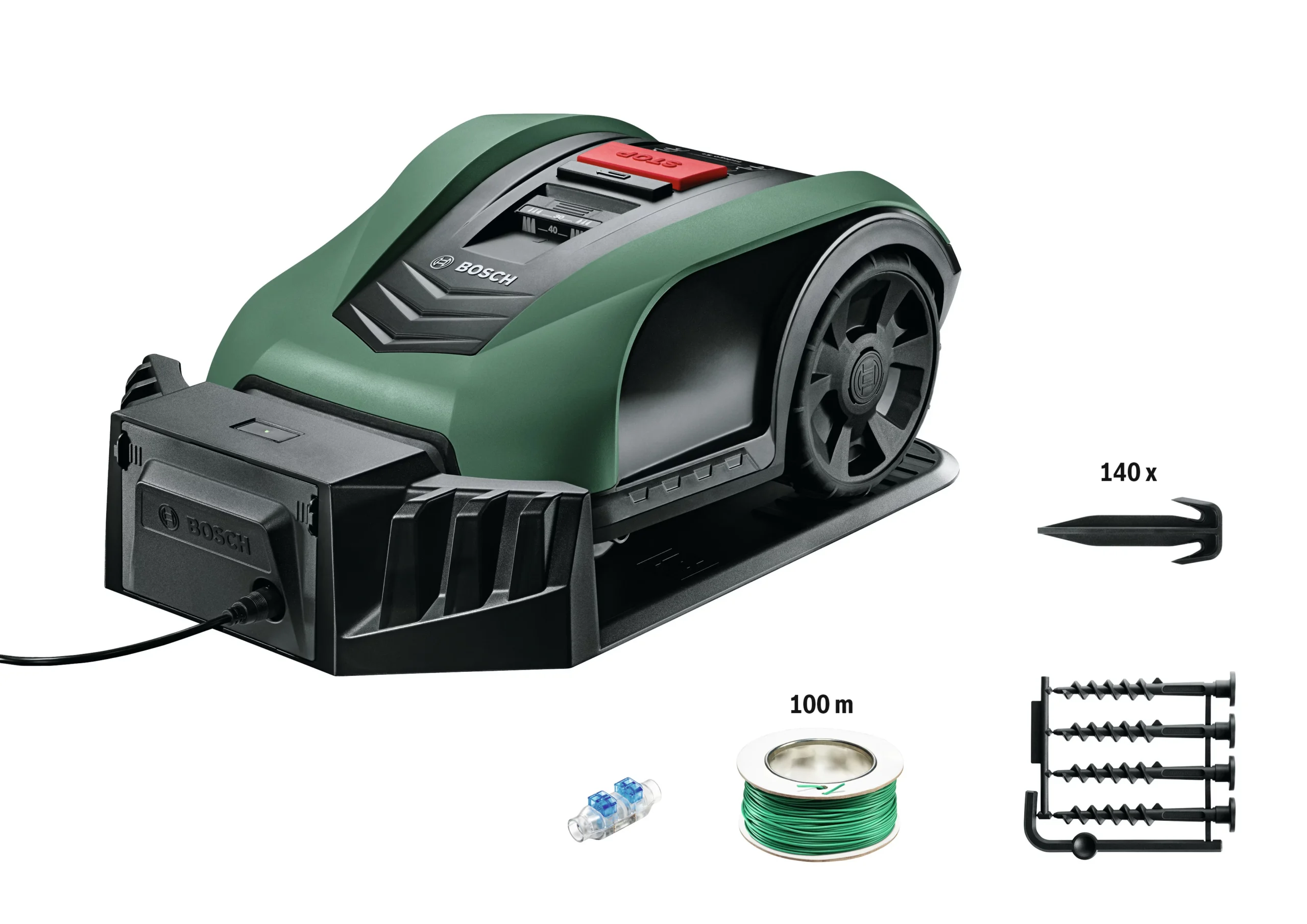 Bosch Indego S+ 400 Cordless Robotic Lawnmower 2 Bosch Indego S+ 400 Cordless Robotic Lawnmower - Image 2