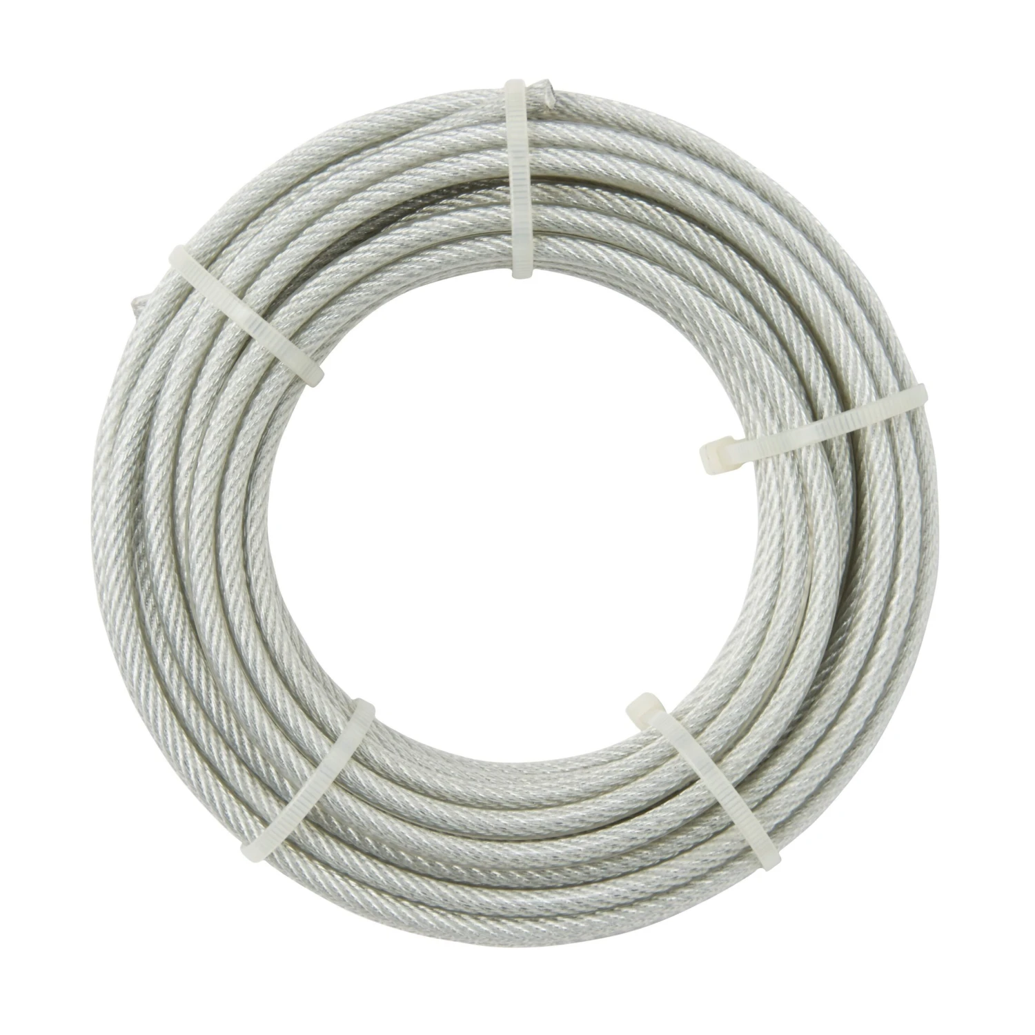Diall PVC & Steel Cable, (L)10m (Dia)6mm 2 Diall PVC & Steel Cable, (L)10m (Dia)6mm - Image 2