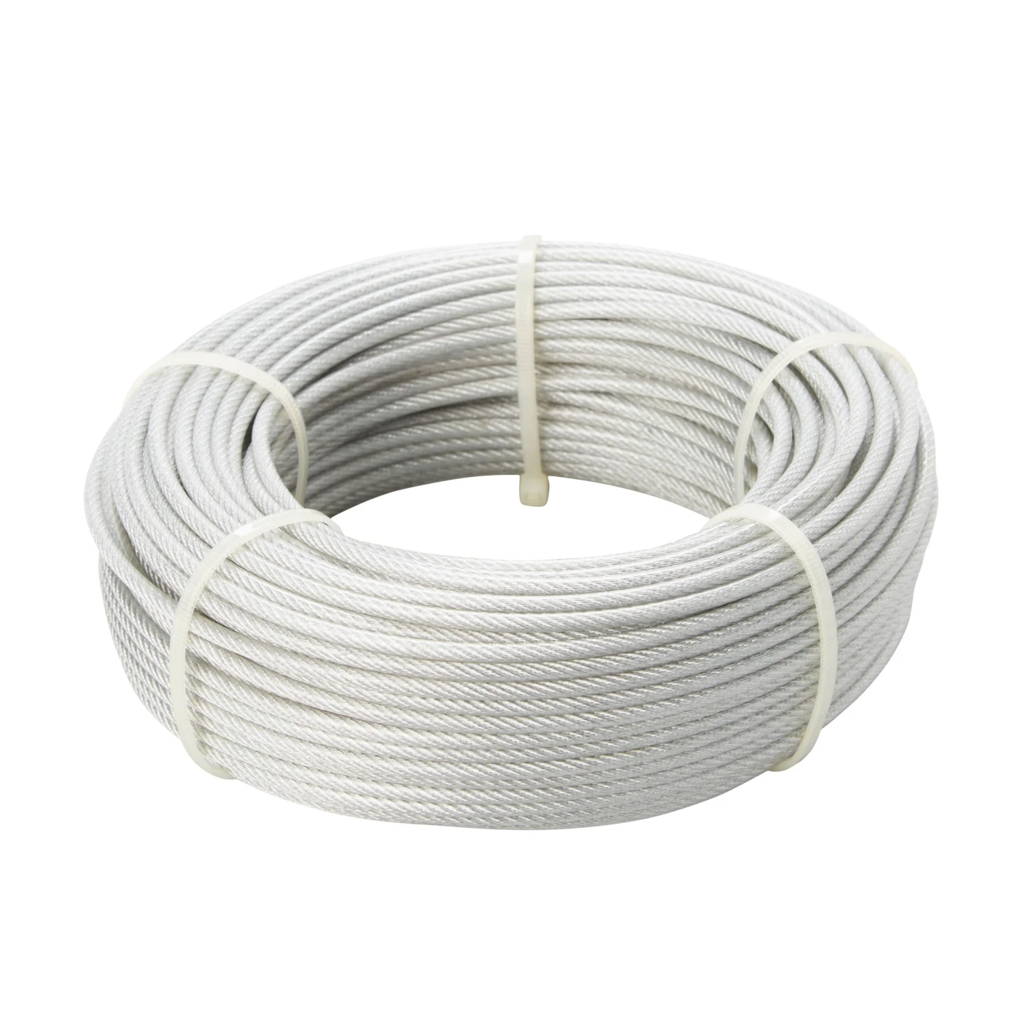 Diall PVC & Steel Cable, (L)50m (Dia)3.5mm 1 Diall PVC & Steel Cable, (L)50m (Dia)3.5mm