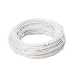 Diall White PVC & Steel Cable, (L)15m (Dia)1.7mm