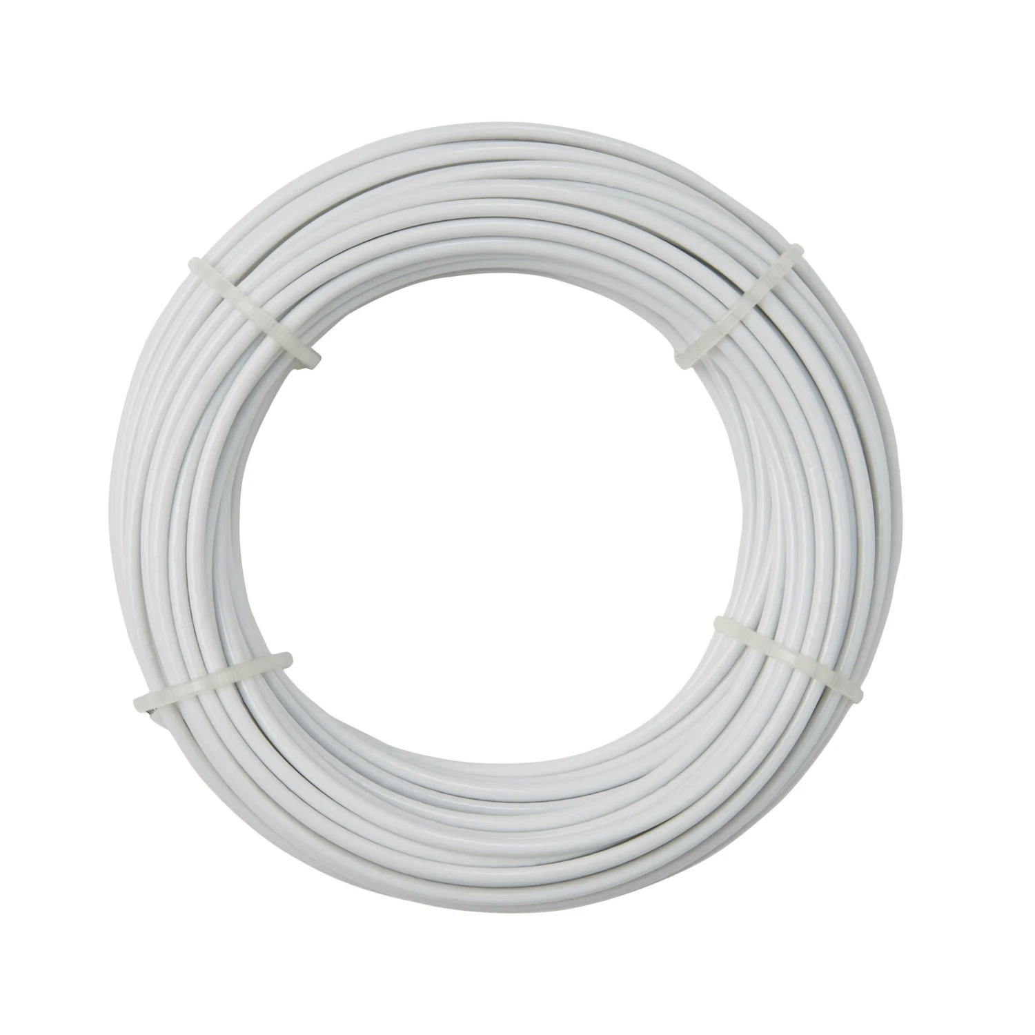 Diall White PVC & Steel Cable, (L)20m (Dia)1.7mm 2 Diall White PVC & Steel Cable, (L)20m (Dia)1.7mm - Image 2