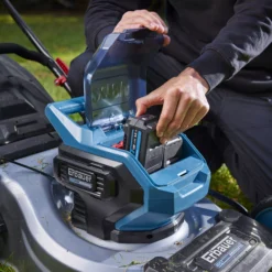 Erbauer EXT ELM18-Li Cordless 36V Lawnmower -Hozelock Shop erbauer ext elm18 li cordless 36v lawnmower3663602418276 04bq