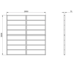 Forest 10x10 Timber Shed Base (L) 301cm X (W) 295cm -Hozelock Shop forest 10x10 timber shed base l 301cm x w 295cm5013053182192 01t bq