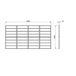 Forest 20x10 Timber Shed Base (L) 301cm X (W) 590cm - Assembly Service Included -Hozelock Shop forest 20x10 timber shed base l 301cm x w 590cm assembly service included5013053182277 01t bq