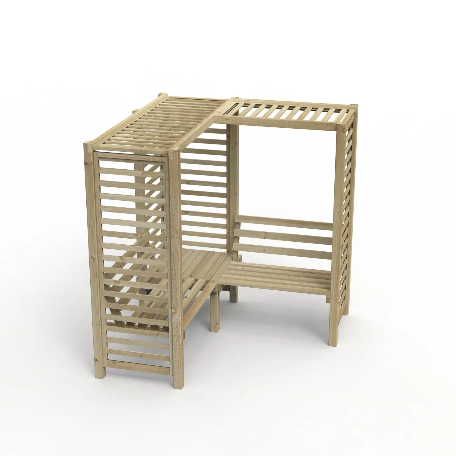 Forest Firenze Corner Arbour, (H)1970mm (W)1800mm (D)1800mm - Assembly Required 3 Forest Firenze Corner Arbour, (H)1970mm (W)1800mm (D)1800mm - Assembly Required - Image 3