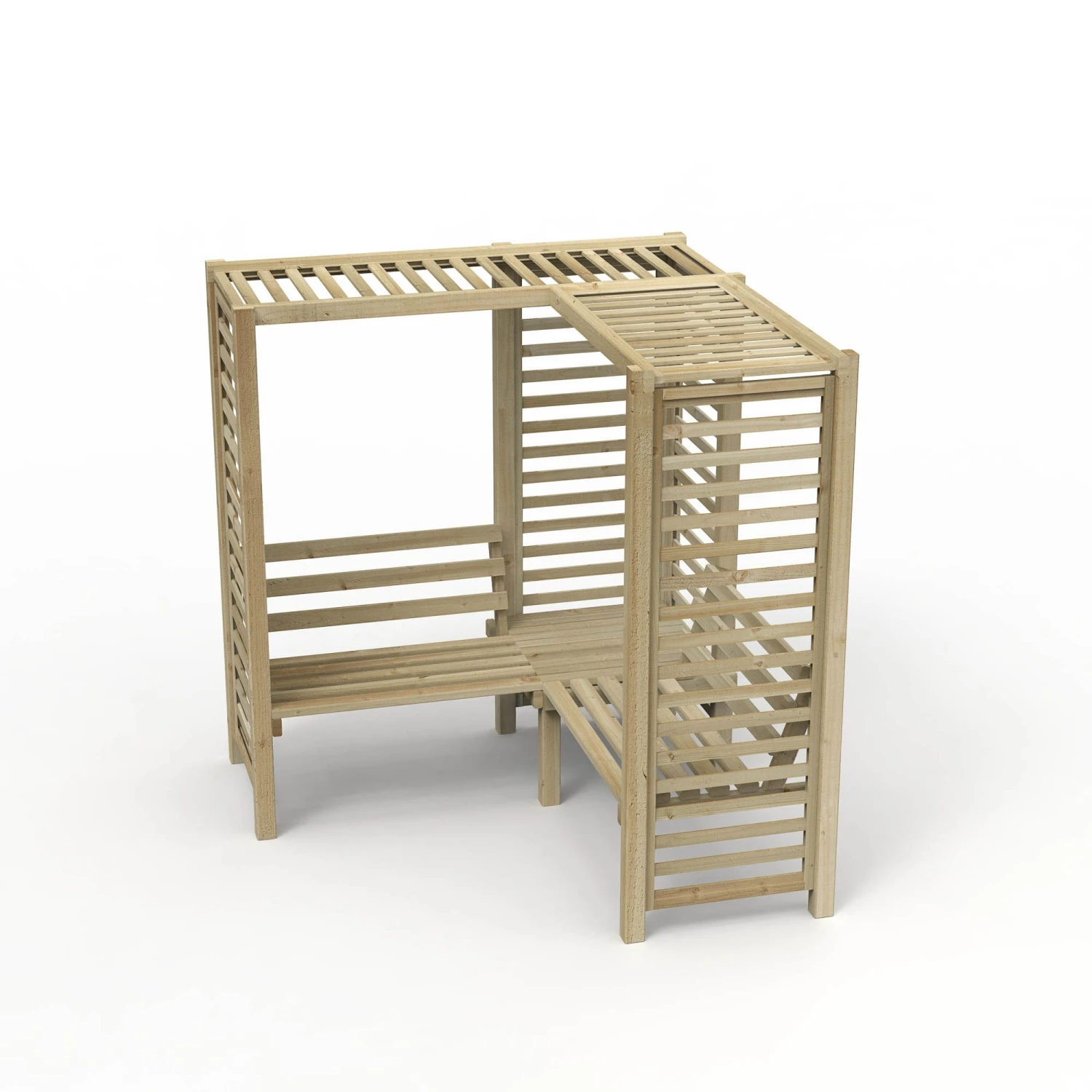 Forest Firenze Corner Arbour, (H)1970mm (W)1800mm (D)1800mm - Assembly Required 4 Forest Firenze Corner Arbour, (H)1970mm (W)1800mm (D)1800mm - Assembly Required - Image 4