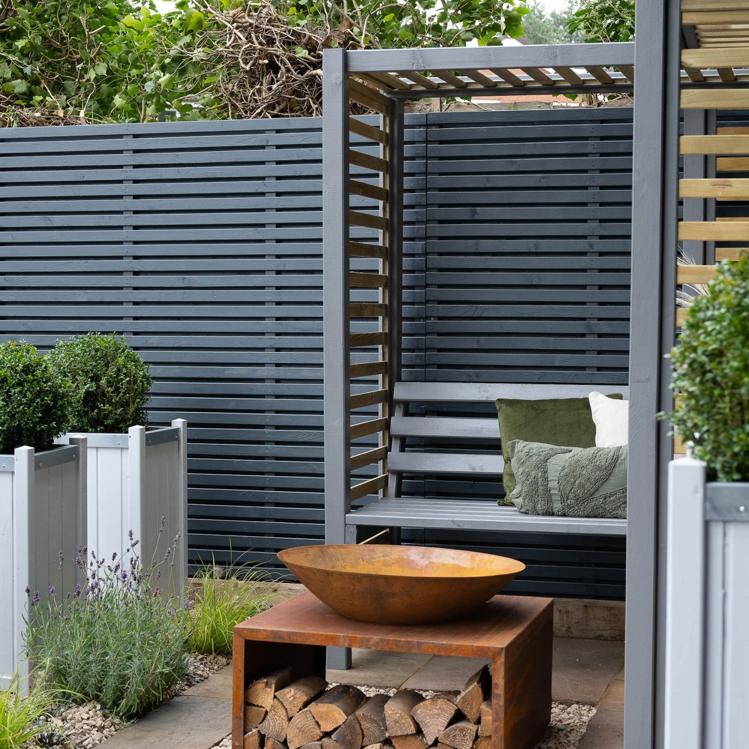 Forest Firenze Corner Arbour, (H)1970mm (W)1800mm (D)1800mm - Assembly Required 10 Forest Firenze Corner Arbour, (H)1970mm (W)1800mm (D)1800mm - Assembly Required - Image 10