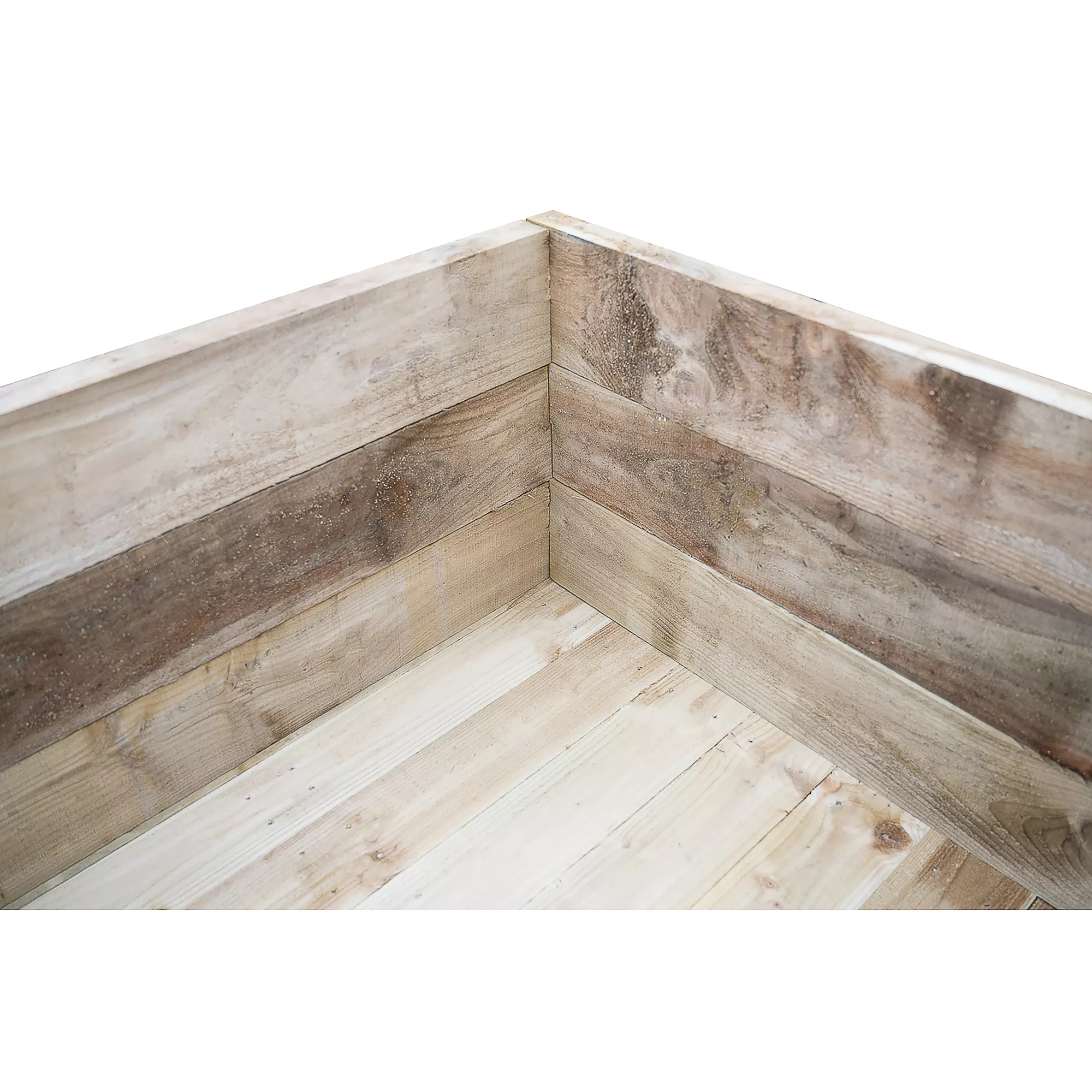 Forest Garden 0.9m X 0.9m Mixed Softwood Square Raised Bed Kit 0.81m² 3 Forest Garden 0.9m X 0.9m Mixed Softwood Square Raised Bed Kit 0.81m² - Image 3