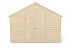 Forest Garden 10x15 Ft Apex Overlap Wooden 2 Door 6 Windows Shed With Floor -Hozelock Shop forest garden 10x15 ft apex overlap wooden 2 door 6 windows shed with floor5013053178041 02c bq