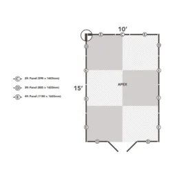 Forest Garden 10x15 Ft Apex Overlap Wooden Shed With Floor -Hozelock Shop forest garden 10x15 ft apex overlap wooden shed with floor5013053192818 02t