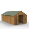 Forest Garden 10x20 Apex Dip Treated Shiplap Wooden Shed With Floor (Base Included) - Assembly Service Included