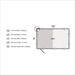 Forest Garden 10x6 Pent Dip Treated Shiplap Wooden Shed With Floor (Base Included) - Assembly Service Included -Hozelock Shop forest garden 10x6 pent dip treated shiplap wooden shed with floor base included assembly service included5013053193884 01i