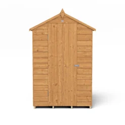Forest Garden 4x3 Apex Dip Treated Overlap Wooden Shed With Floor (Base Included) -Hozelock Shop forest garden 4x3 apex dip treated overlap wooden shed with floor base included 5013053176719 02c bq