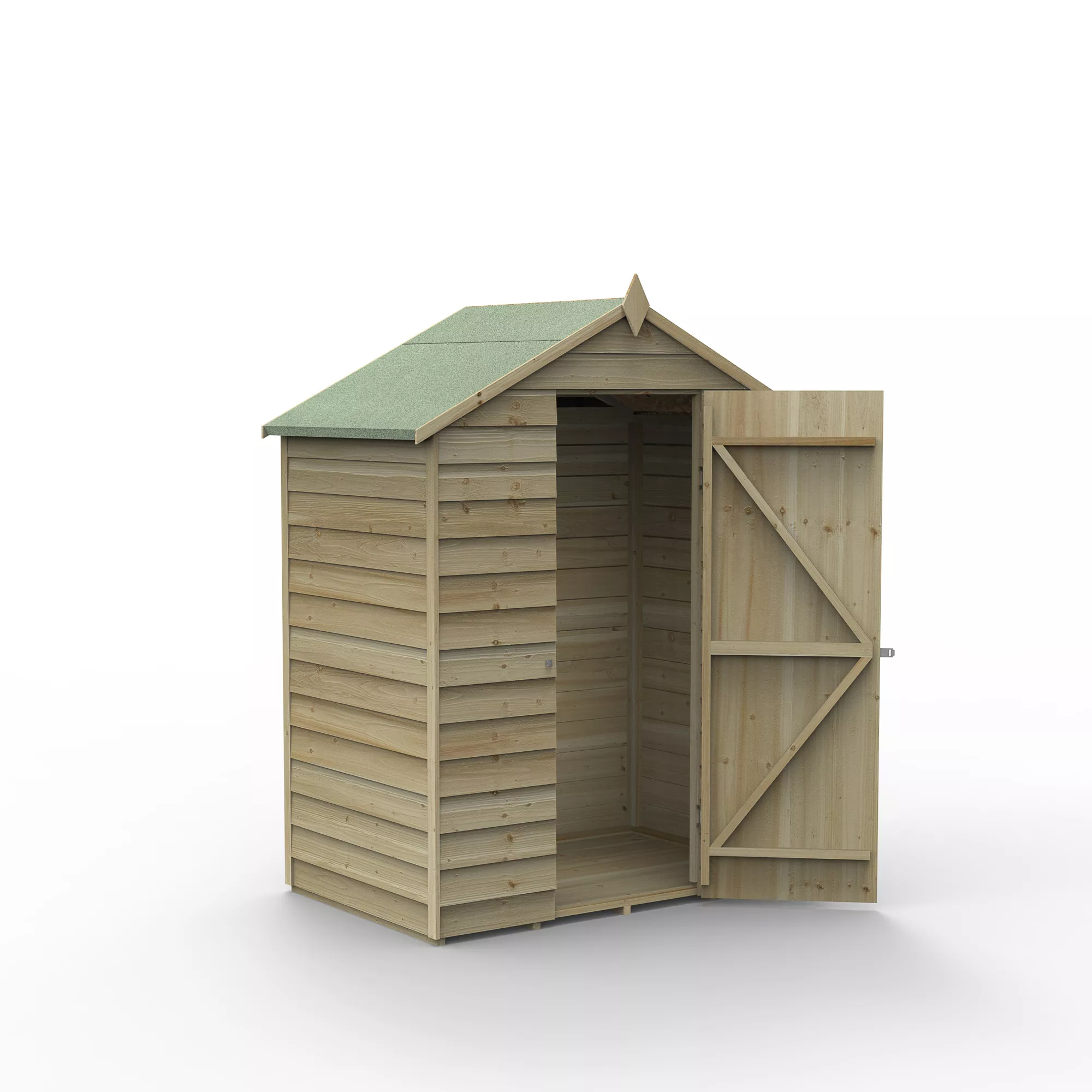 Forest Garden 5x3 Apex Pressure Treated Overlap Wooden Shed With Floor 1 Forest Garden 5x3 Apex Pressure Treated Overlap Wooden Shed With Floor