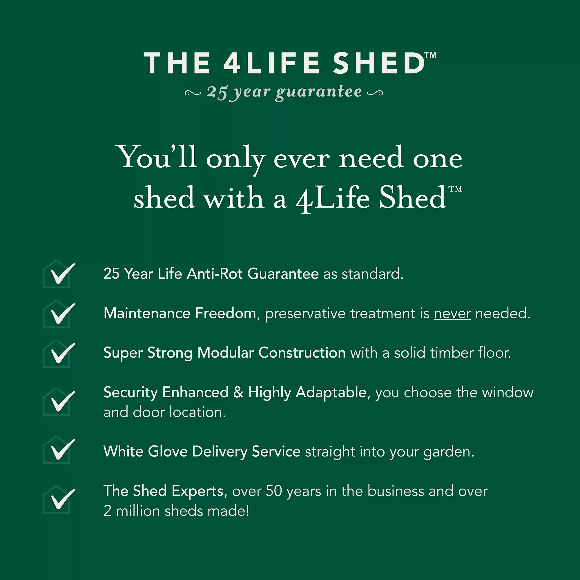 Forest Garden 6x10 Apex Pressure Treated Overlap Wooden Shed With Floor - Assembly Service Included 5 Forest Garden 6x10 Apex Pressure Treated Overlap Wooden Shed With Floor - Assembly Service Included - Image 5