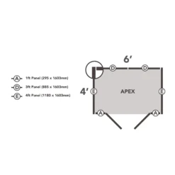Forest Garden 6x4 Apex Pressure Treated Overlap Wooden Shed With Floor - Assembly Service Included -Hozelock Shop forest garden 6x4 apex pressure treated overlap wooden shed with floor assembly service included5013053192122 02t