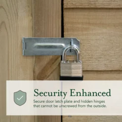 Forest Garden 6x4 Apex Pressure Treated Overlap Wooden Shed With Floor - Assembly Service Included -Hozelock Shop forest garden 6x4 apex pressure treated overlap wooden shed with floor assembly service included5013053192801 06t