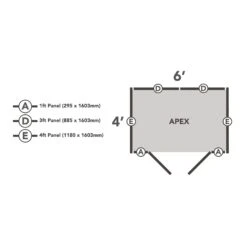 Forest Garden 6x4 Ft Apex Wooden 2 Door Shed With Floor - Assembly Service Included -Hozelock Shop forest garden 6x4 ft apex wooden 2 door shed with floor assembly service included5013053177303 02t bq