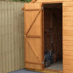 Forest Garden 6x4 Ft Pent Shiplap Wooden 2 Windows Shed With Floor (Base Included) - Assembly Service Included -Hozelock Shop forest garden 6x4 ft pent shiplap wooden 2 windows shed with floor base included assembly service included5013053178904 05i bq