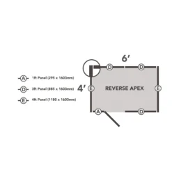 Forest Garden 6x4 Ft Reverse Apex Overlap Wooden Shed With Floor (Base Included) - Assembly Service Included -Hozelock Shop forest garden 6x4 ft reverse apex overlap wooden shed with floor base included assembly service included5013053192917 02t