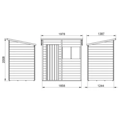 Forest Garden 6x4 Pent Dip Treated Overlap Wooden Shed With Floor 13 Forest Garden 6x4 Pent Dip Treated Overlap Wooden Shed With Floor -Hozelock Shop forest garden 6x4 pent dip treated overlap wooden shed with floor5013053178331 01t bq