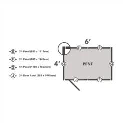 Forest Garden 6x4 Pent Dip Treated Shiplap Wooden Shed With Floor -Hozelock Shop forest garden 6x4 pent dip treated shiplap wooden shed with floor5013053193907 01i