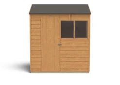 Forest Garden 6x4 Reverse Apex Dip Treated Overlap Wooden Shed With Floor -Hozelock Shop forest garden 6x4 reverse apex dip treated overlap wooden shed with floor5013053178102 02c bq