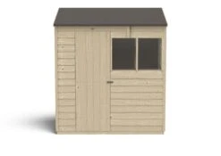 Forest Garden 6x4 Reverse Apex Pressure Treated Overlap Wooden Shed With Floor - Assembly Service Included -Hozelock Shop forest garden 6x4 reverse apex pressure treated overlap wooden shed with floor assembly service included5013053178164 02c bq