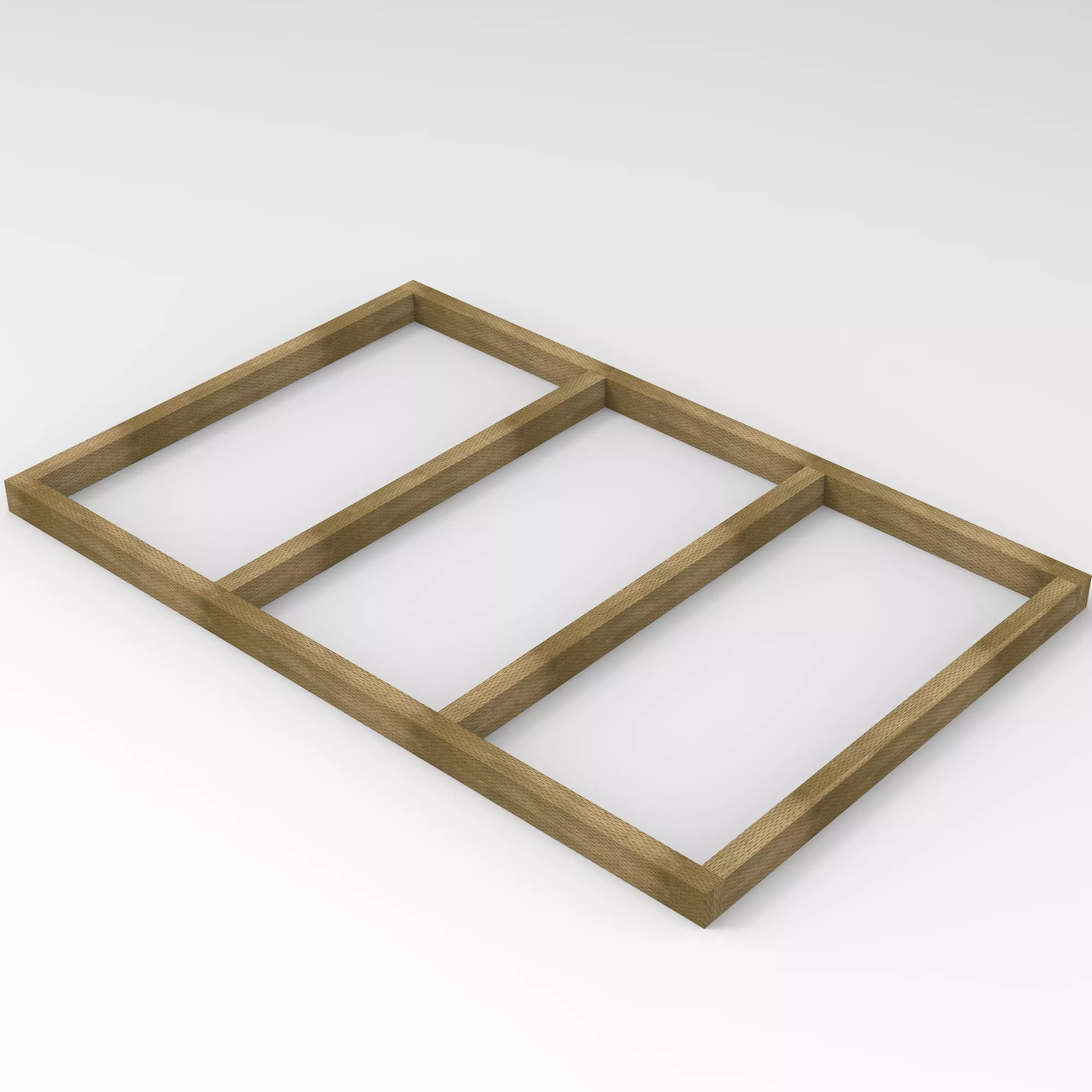 Forest Garden 6x4 Timber Shed Base (L) 118cm X (W) 0.18cm 1 Forest Garden 6x4 Timber Shed Base (L) 118cm X (W) 0.18cm