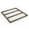 Forest Garden 6x6 Timber Shed Base (L) 177cm X (W) 182.6cm - Assembly Service Included