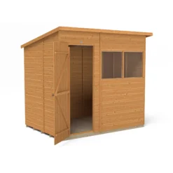 Forest Garden 7x5 Ft Pent Shiplap Wooden 2 Windows Shed With Floor (Base Included) 23 Forest Garden 7x5 Ft Pent Shiplap Wooden 2 Windows Shed With Floor (Base Included) -Hozelock Shop forest garden 7x5 ft pent shiplap wooden 2 windows shed with floor base included 5013053178942 03c bq